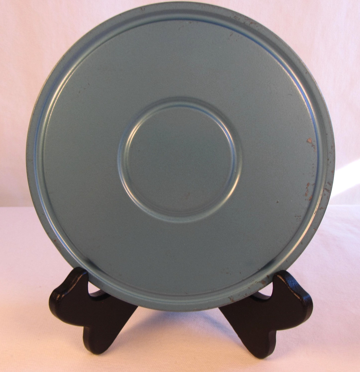 Vintage One 8mm 400 Ft 7 Inches Metal Movie Reel with Case blue Compco Corp