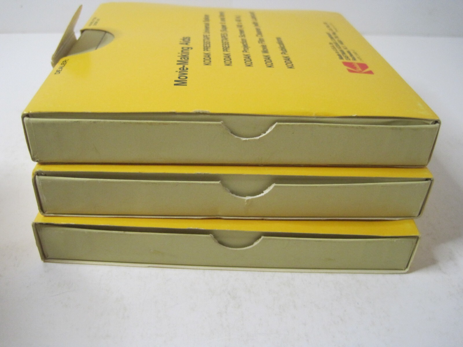 Lot of 3 Kodak 882 Movie Reel Super 8 and 8mm 200ft in Box D882, CAT178 5203