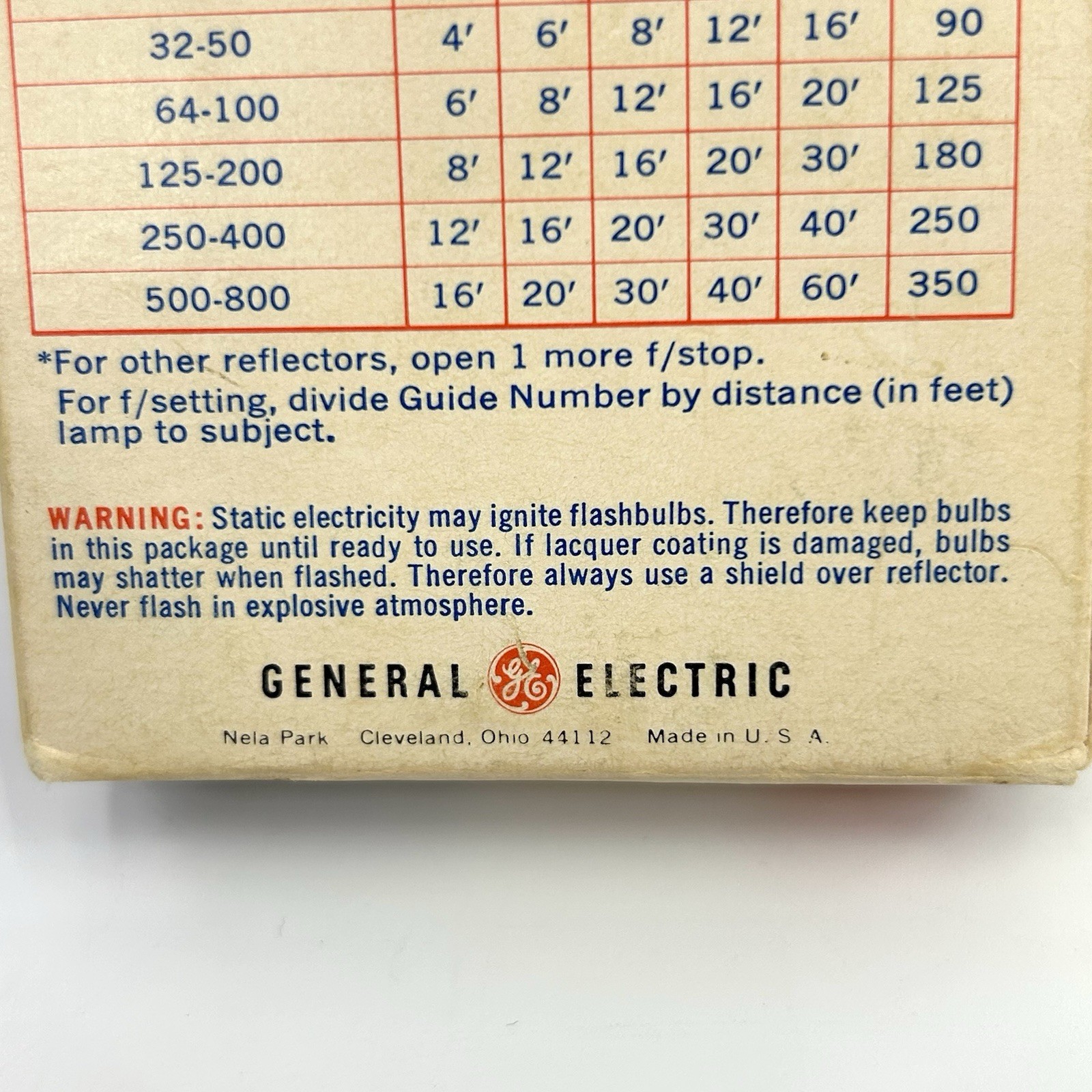 Vintage GE Blue M2B Flashbulbs – 11 Bulbs