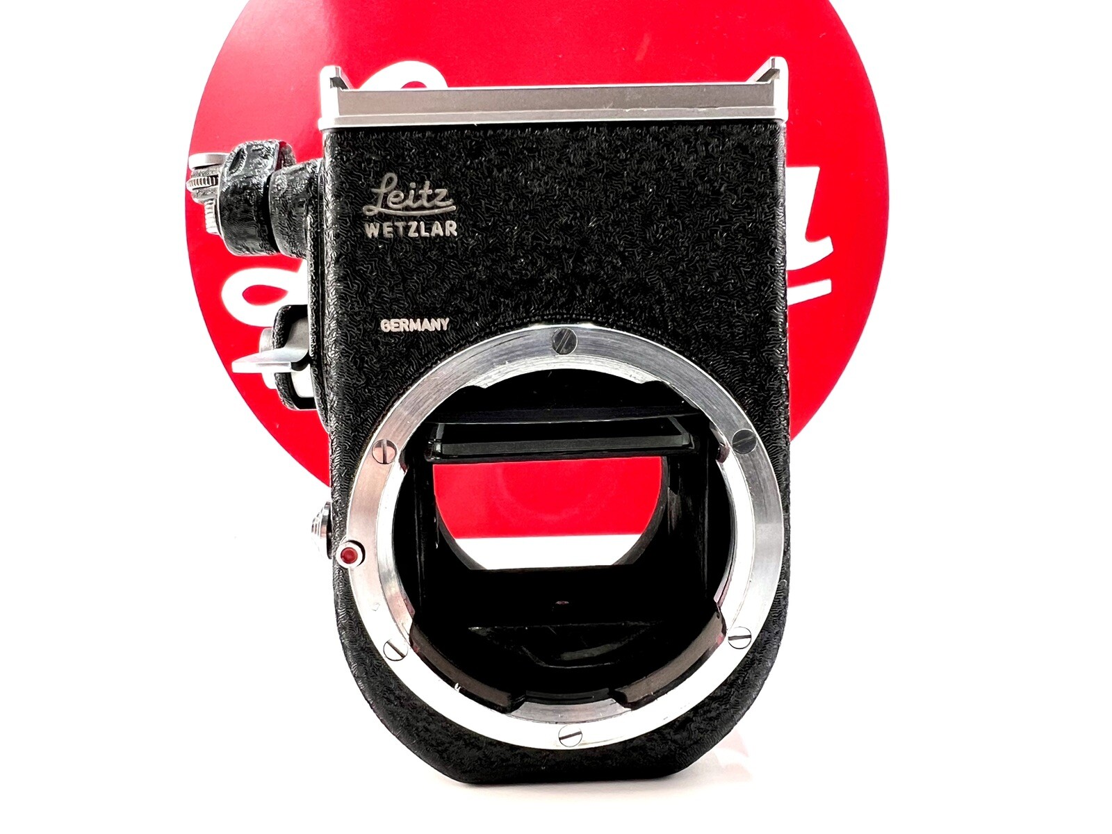 Leitz Wetzlar Leica Visoflex II w/ OTXBO Prism Finder Boxed Leica M Mount Exc+++