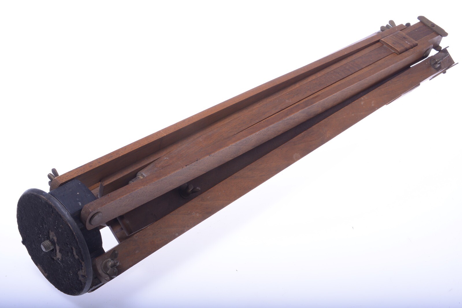 ✅ ANTIQUE WOOD TRIPOD 130CM, 51.18″ GLASS PLATE 9x12CM LARGE FORMAT FIELD CAMERA