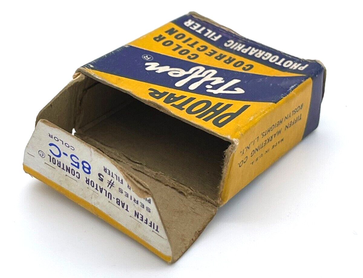 Tiffen Photar Color Correction Photographic Filter Vintage Advertising Box Only