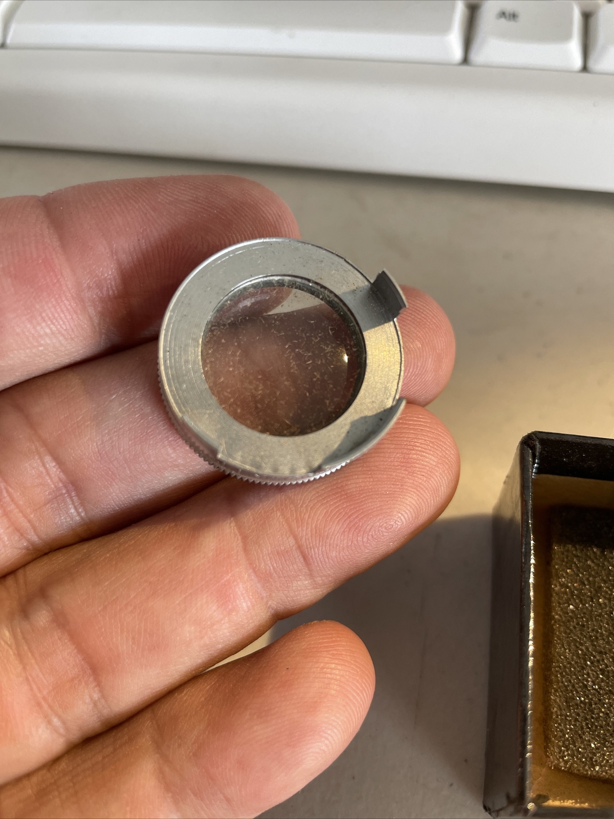 VINTAGE ELGEET NO. 715 WIDE ANGLE VIEWER for KEYSTONE 16mm MODEL K-50 (FF2)