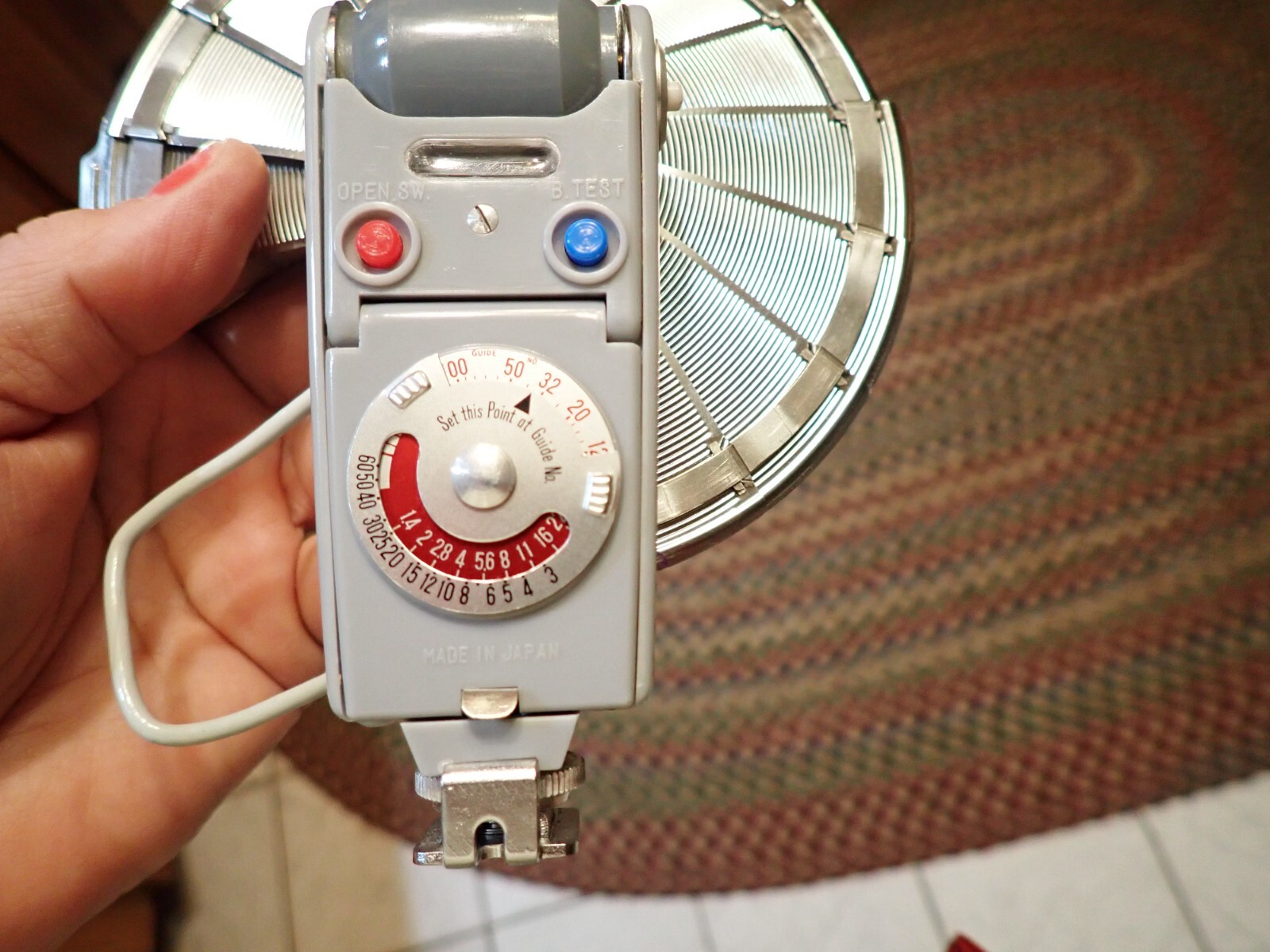 Vintage Original Alpex Deluxe Swivel Camera Flash