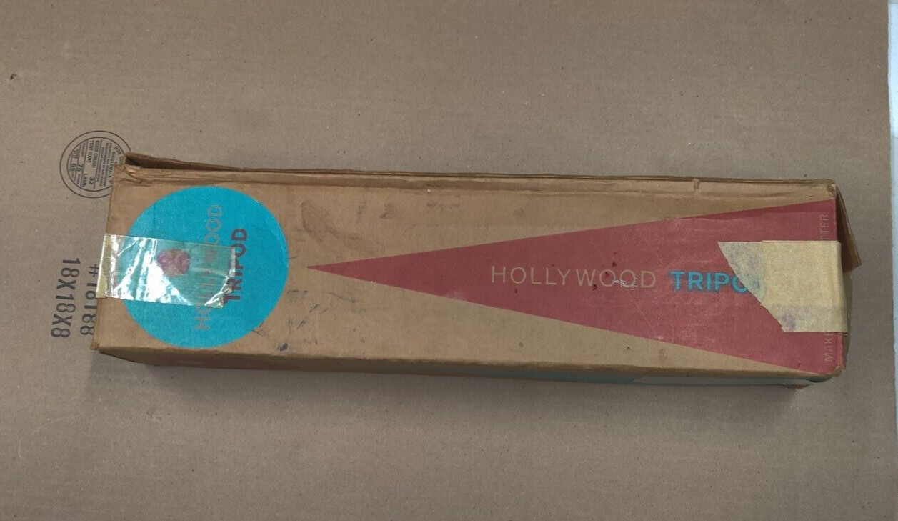 Vintage Hollywood Producer Lift Model Camera Tripod Works Great w Original Box