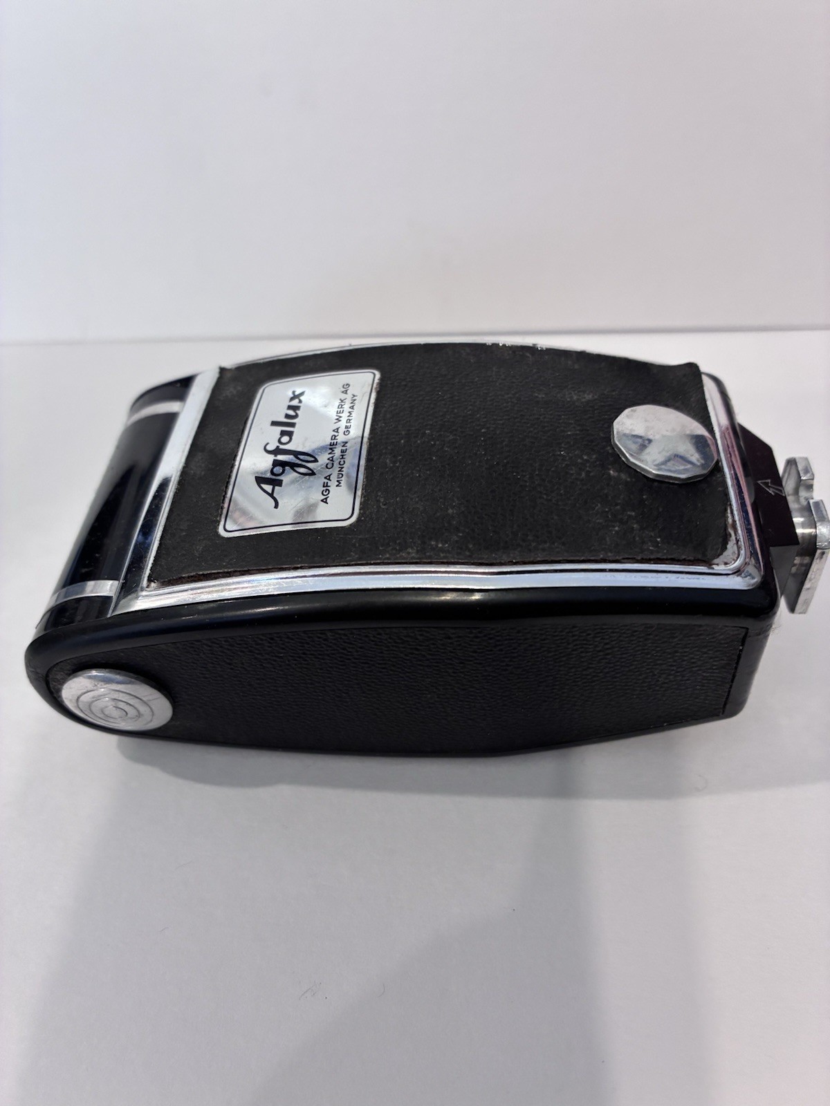 Vintage AgFa Agfalux Camera Werk AG Pocket Flash Unit w/ Case…UNTESTED