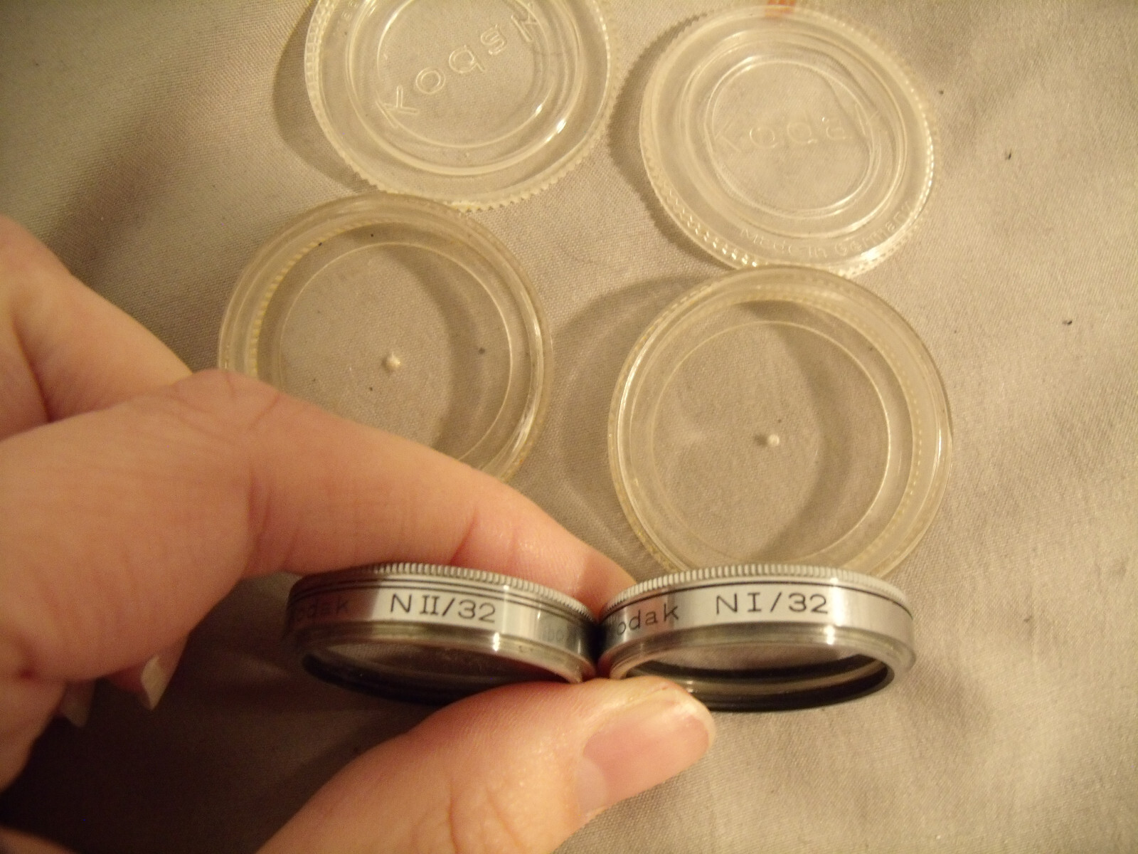 Kodak NI, NII, Lenses, and Ceneiplan Blue Violet Filter All Fitting Kodak Retina