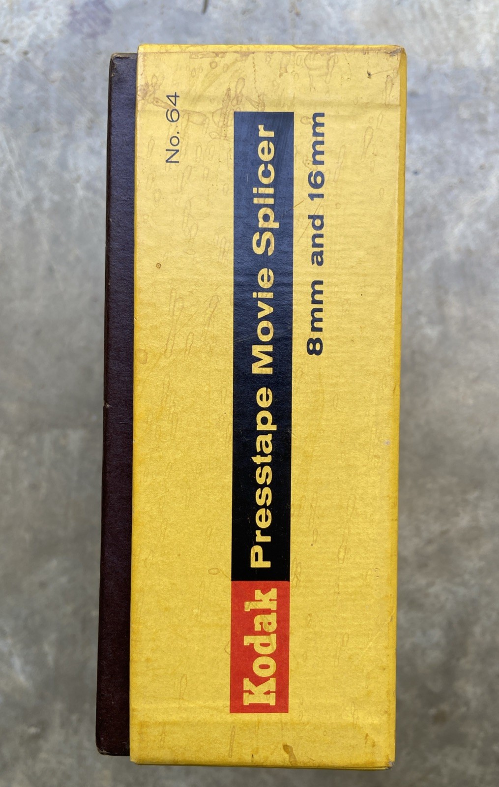 Kodak Presstape Movie Splicer 8mm And 16mm Original Box No 64 Vintage USA Made
