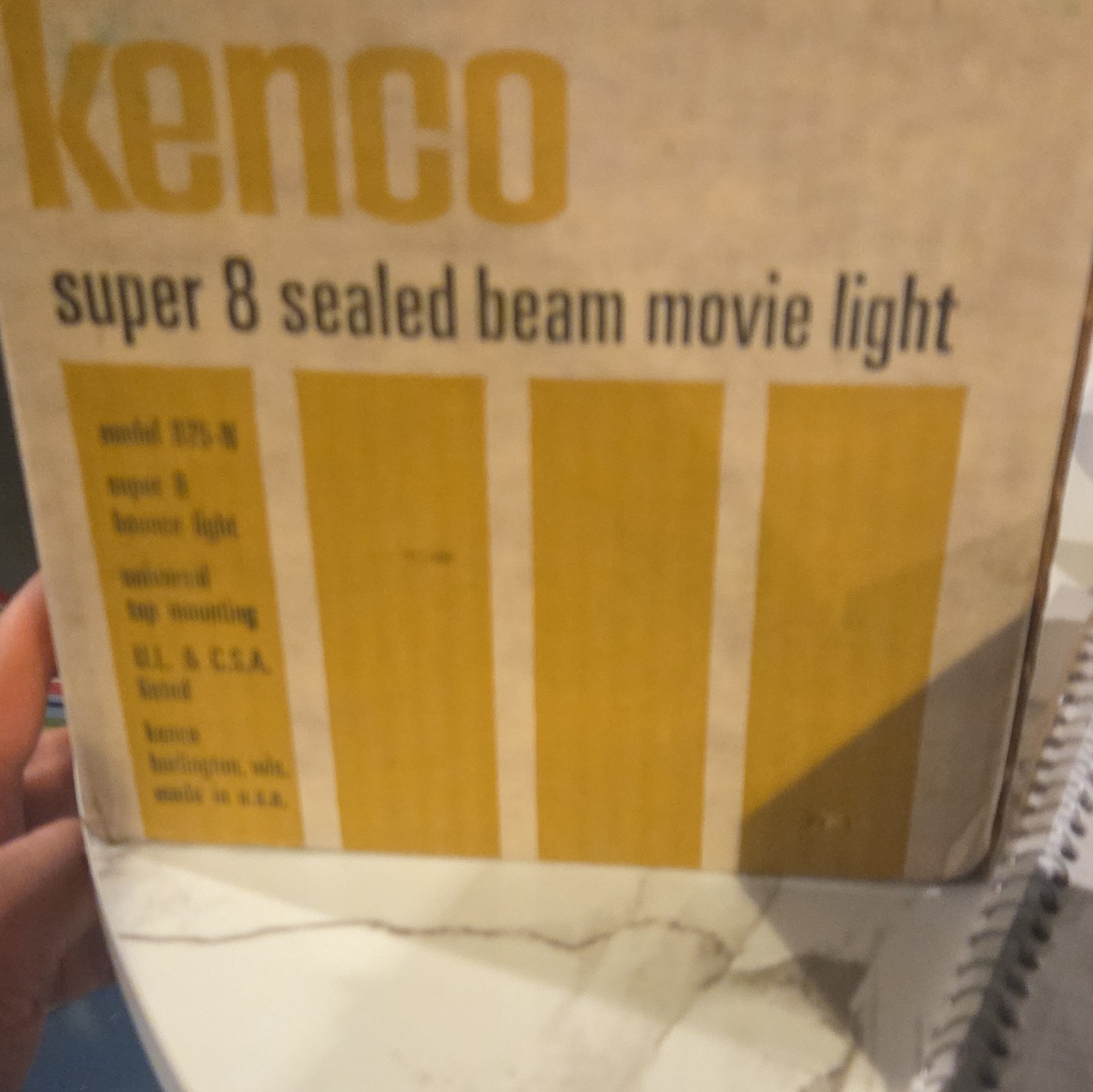Kenco Movie Light Model 875-N Sealed Beam for Universal Compatibility