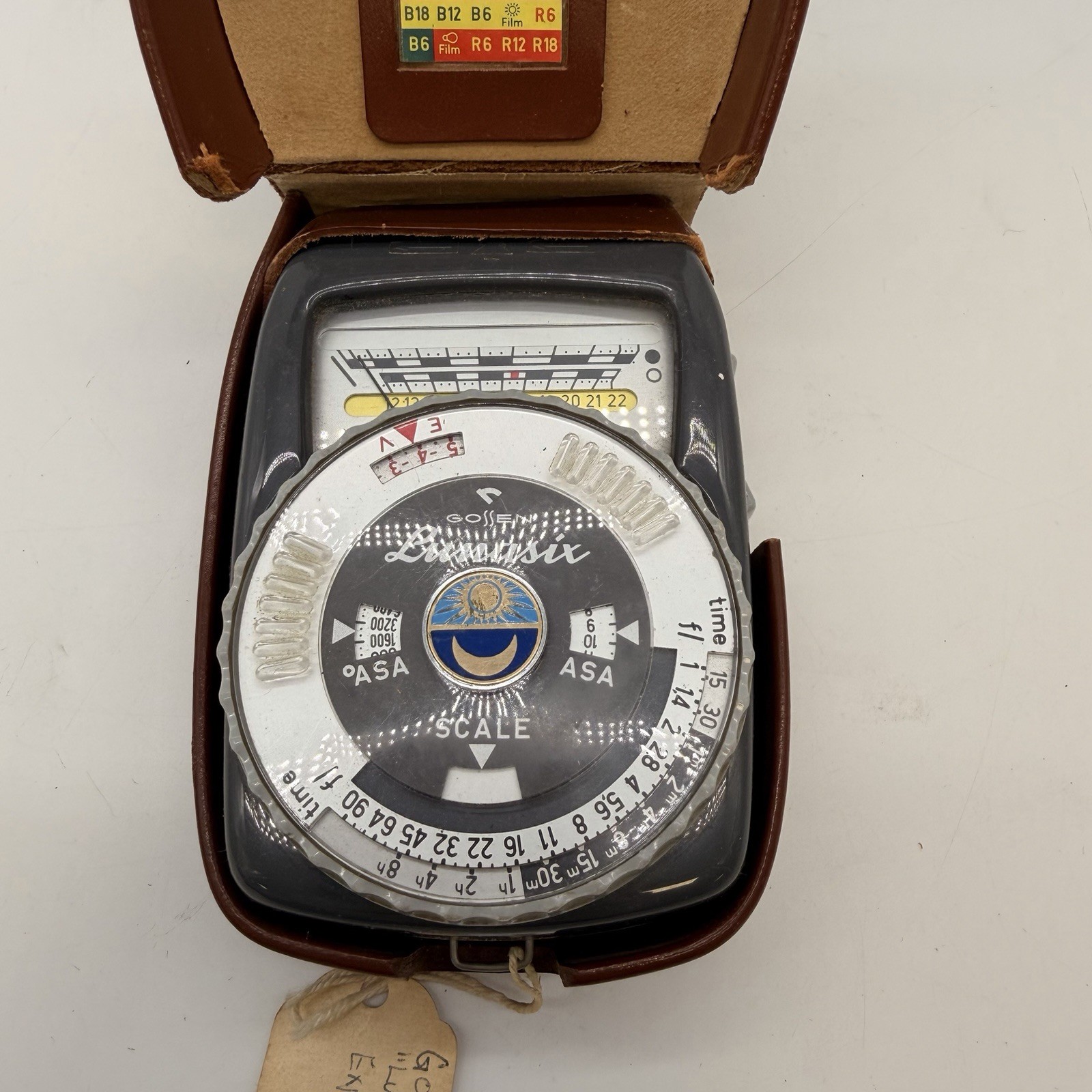 Gossen Lunasix Exposure Light Meter Camera West Germany WORKING + Case