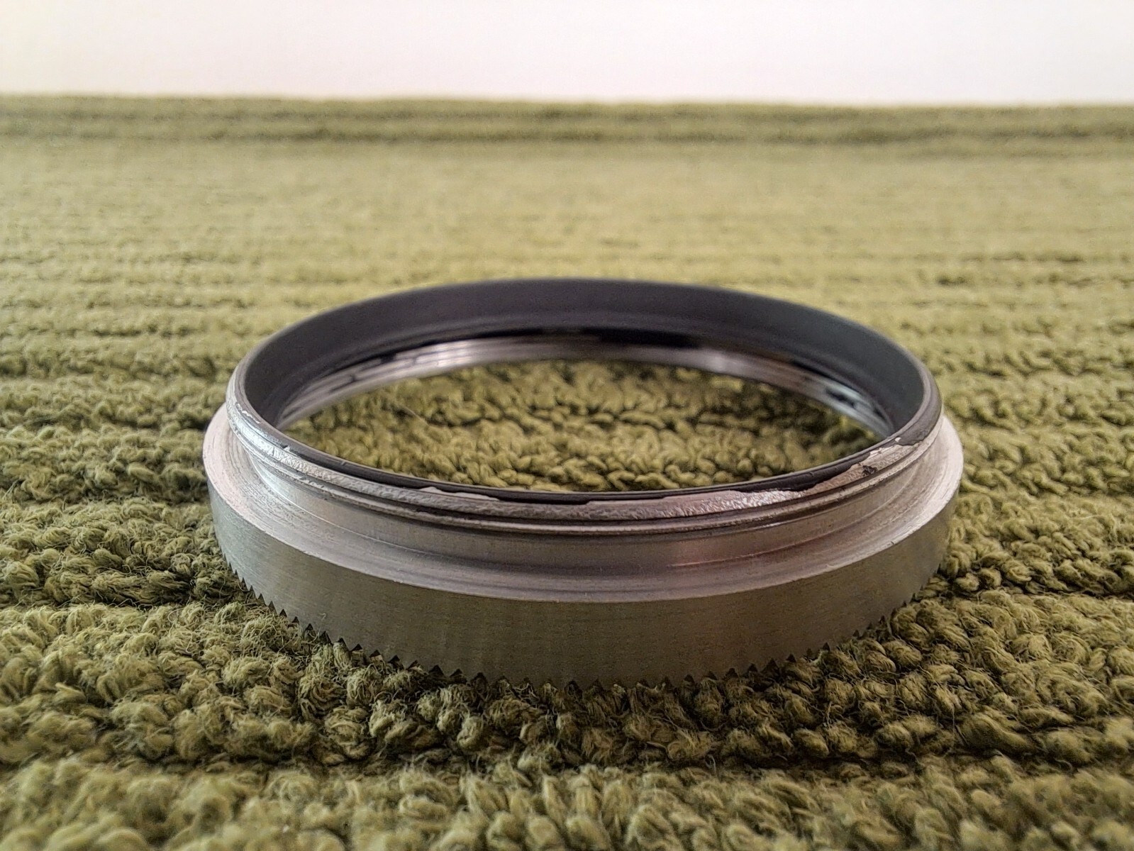 Vintage Silver Metal Lens Filter Retaining Ring – Series 6 VI
