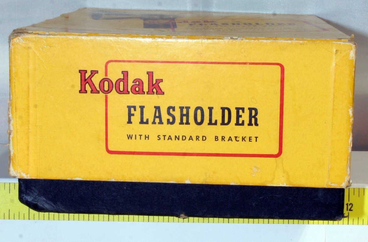 Kodak Flasholder With Standard Bracket In Original Box & Instructions Untested