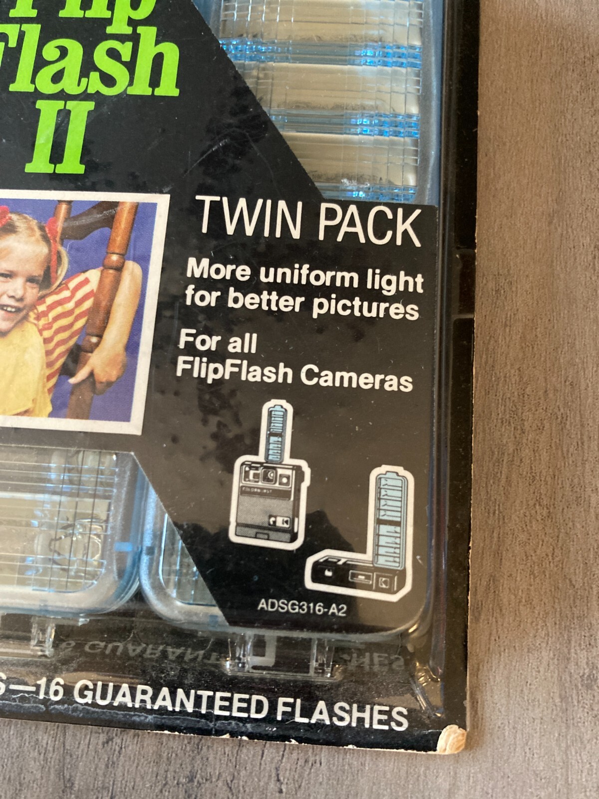 Vintage GE Flip Flash II Twin Pack 2 Bars – 16 Flashes FlipFlash Cameras