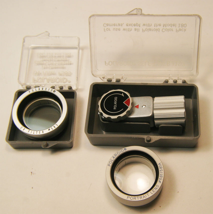 Polaroid Self Timer #192, UV Filter #585 & Portrait Lens 581/581A