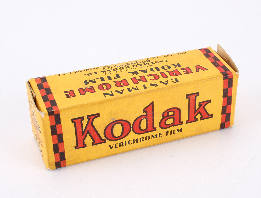 KODAK 124 VERICHROME EMPTY BOX ONLY, EXPIRED OCT 1935/cks/211708