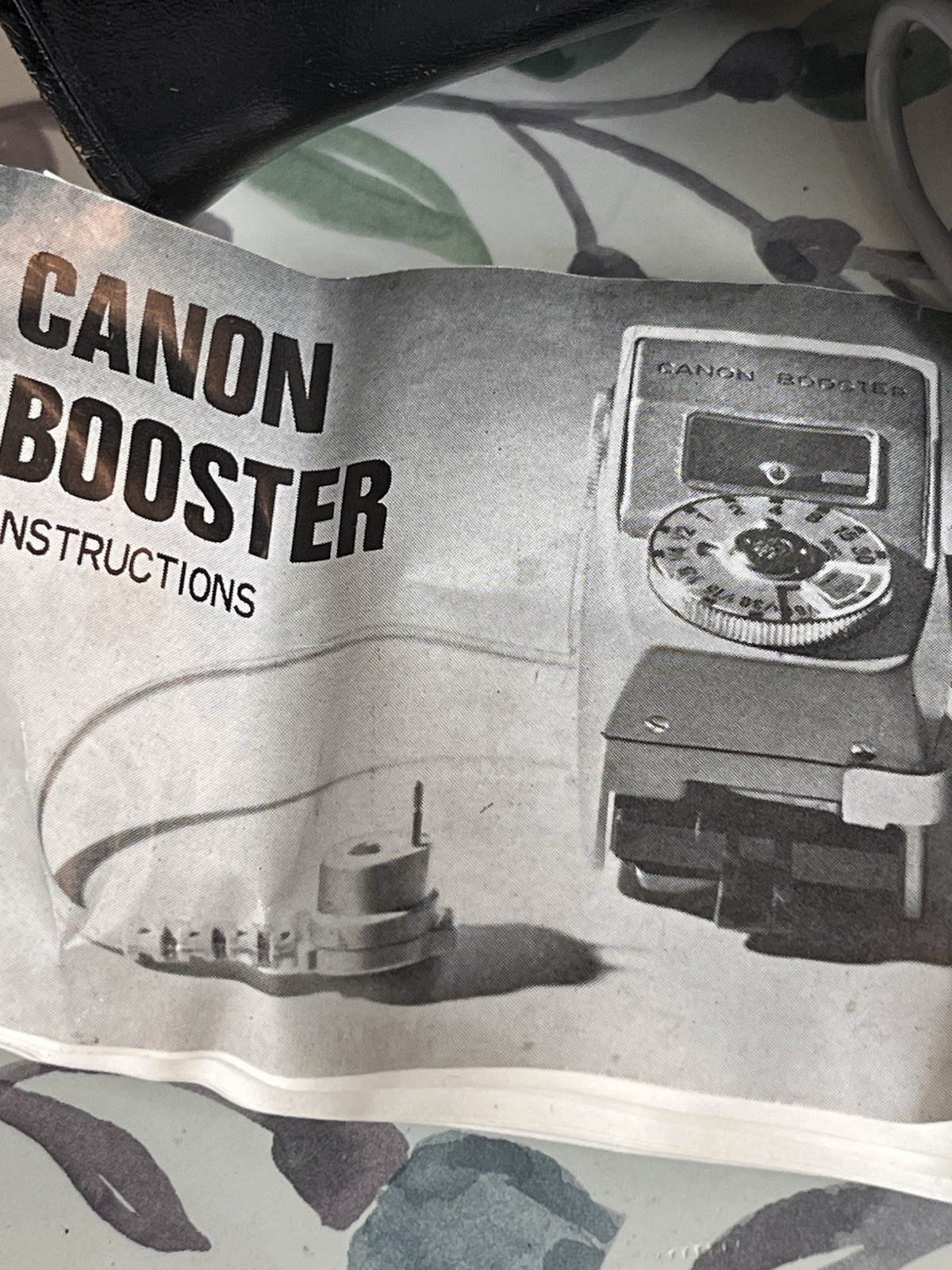 Canon Booster Accessory w/Case Manual Tested Working Excellent Condition Vintage