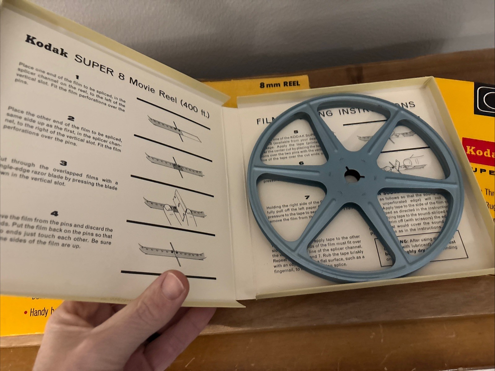 Lot Of 10 Vintage Movie Reel Super 8 Empty 400 Feet In Box