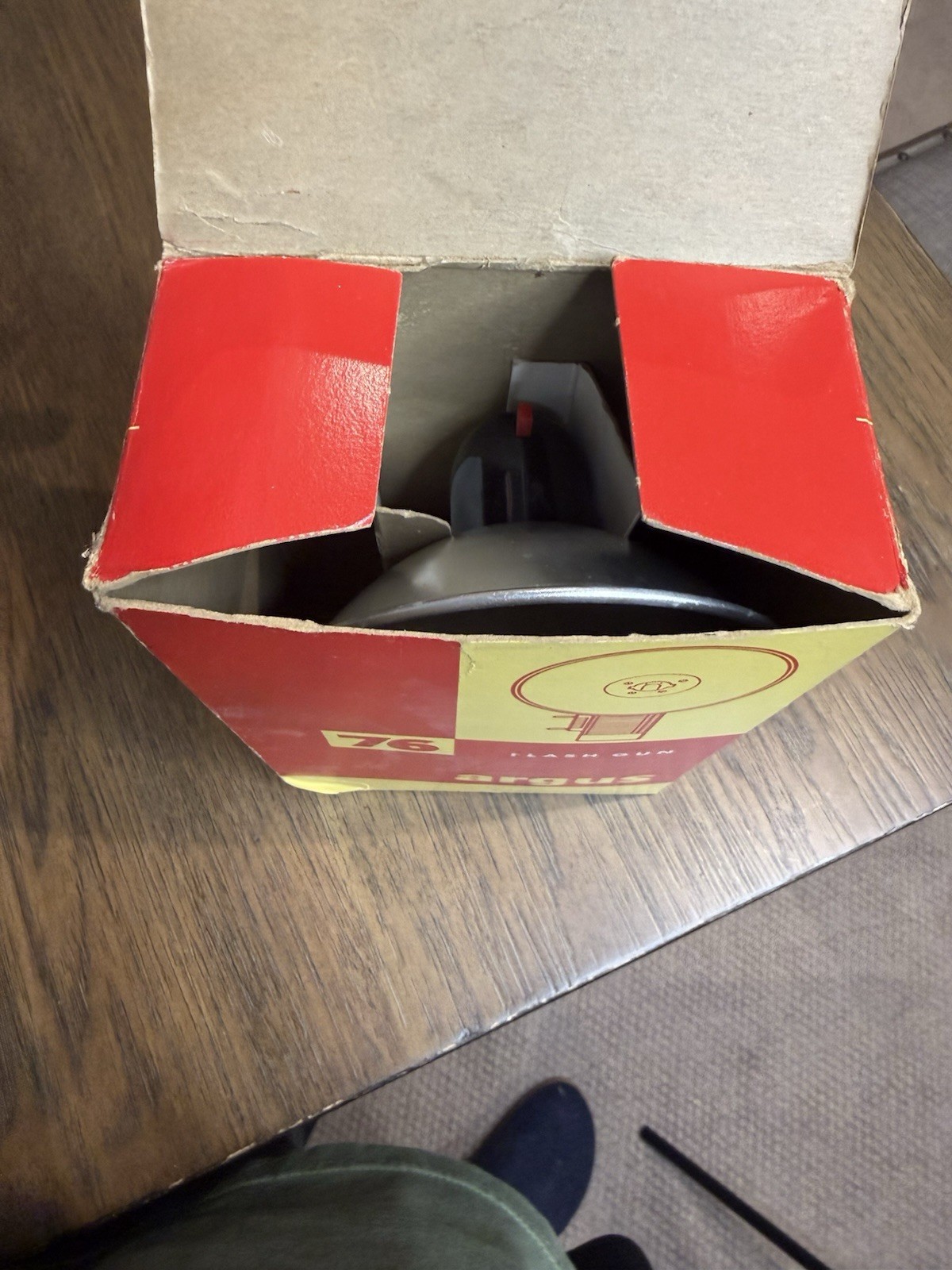 Vintage Argus 76 Flash Gun w/ Original Box Camera Photography Accessory