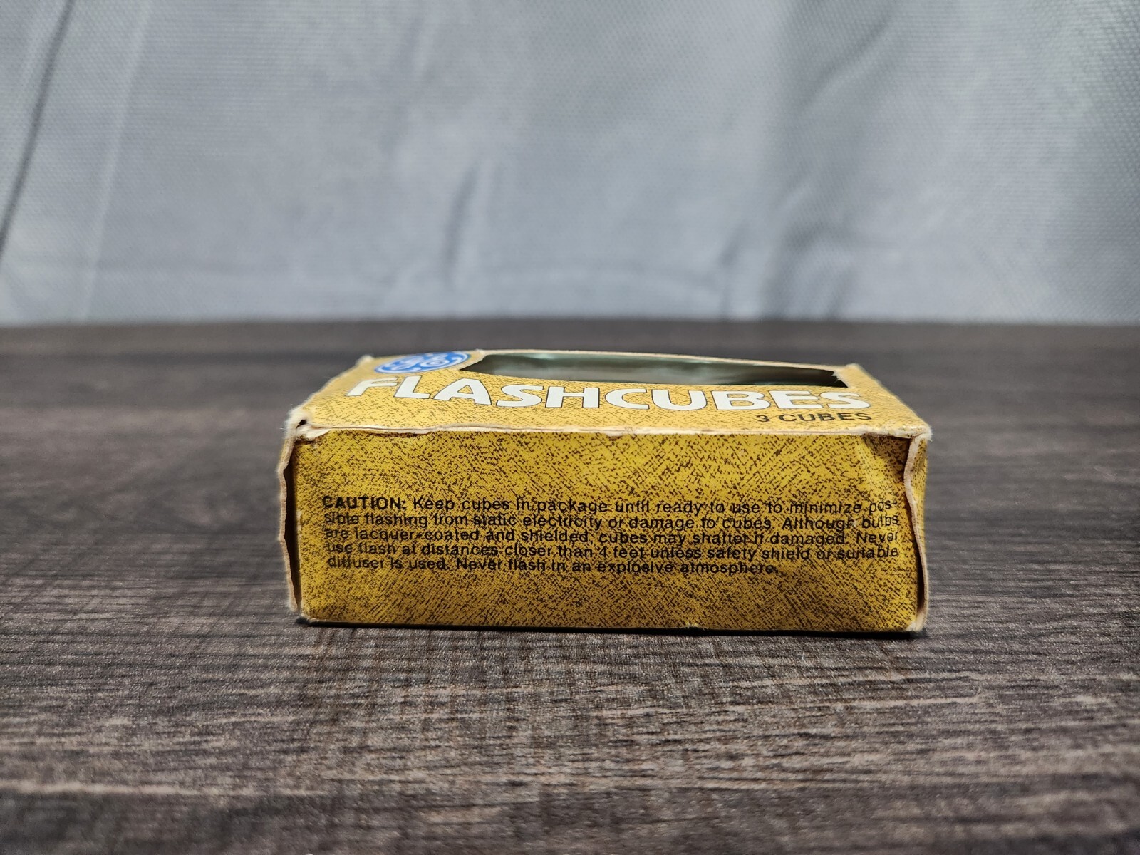 Vintage GE Flashcubes Original Box Set Of 3 Cubes Unused Photography Retro