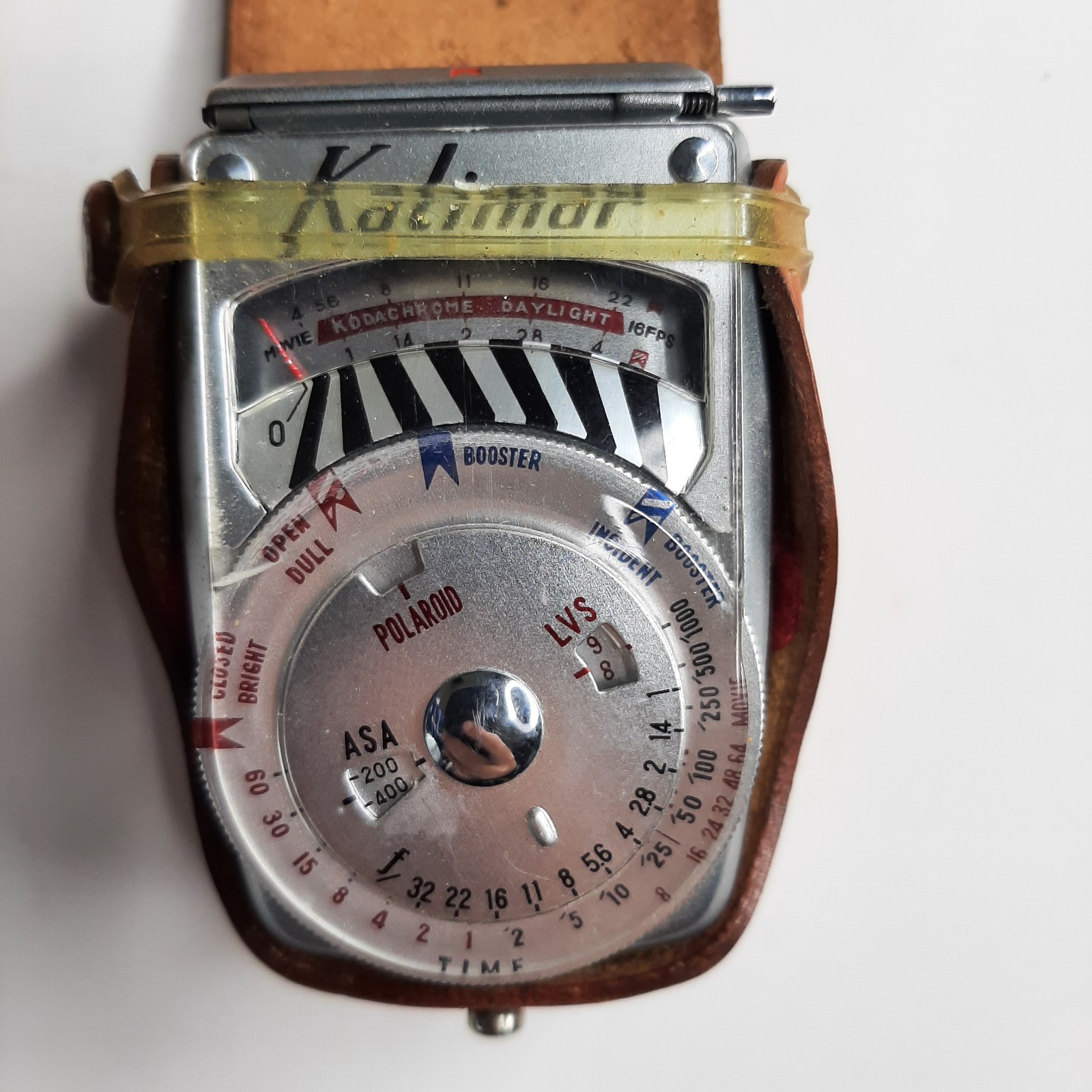 Kalimar Light Meter in Leather Carrying Case Untested ZA7