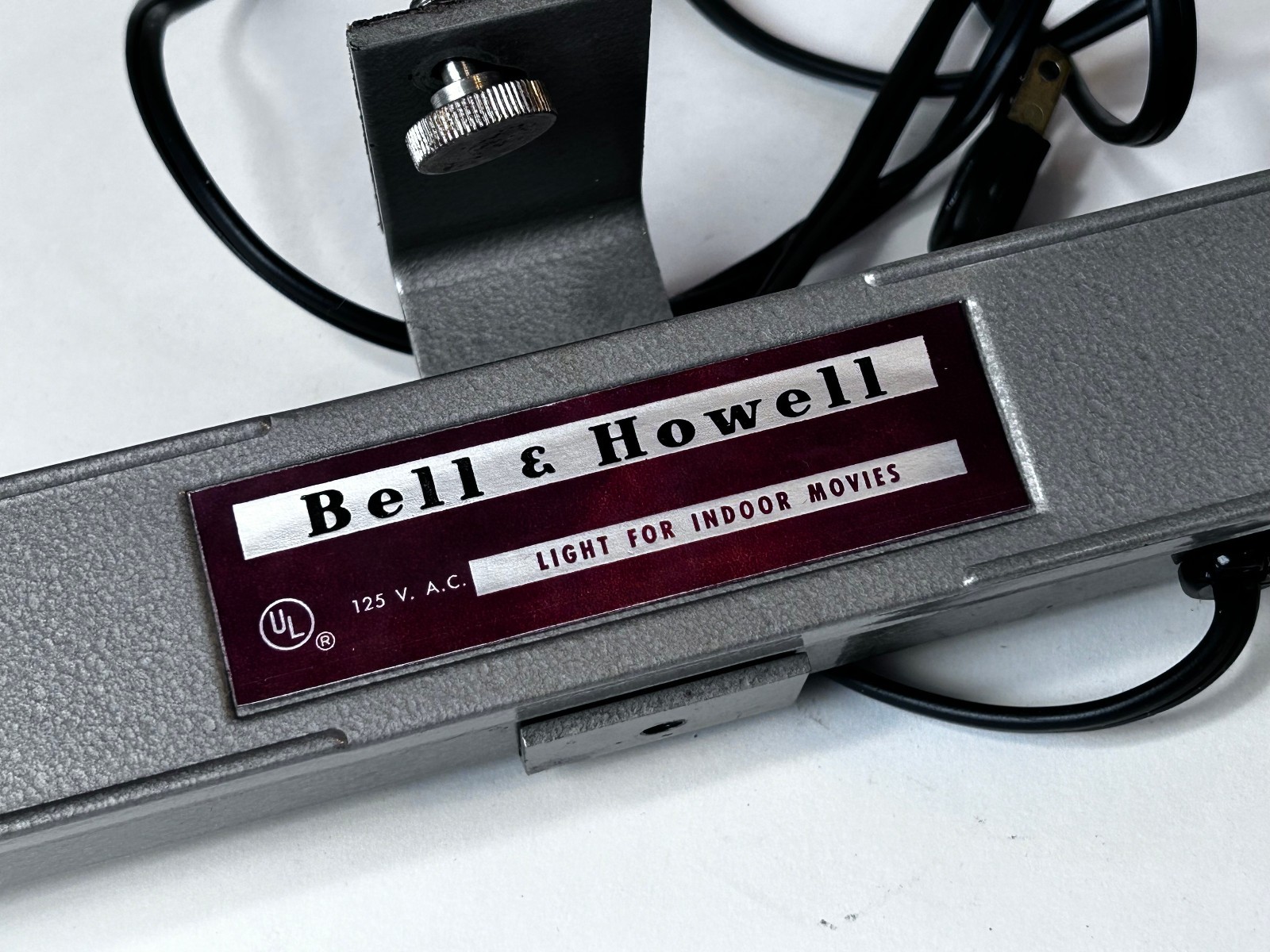 Vintage Bell & Howell Light for Indoor Movies w/ Original Box Tested Works Movie