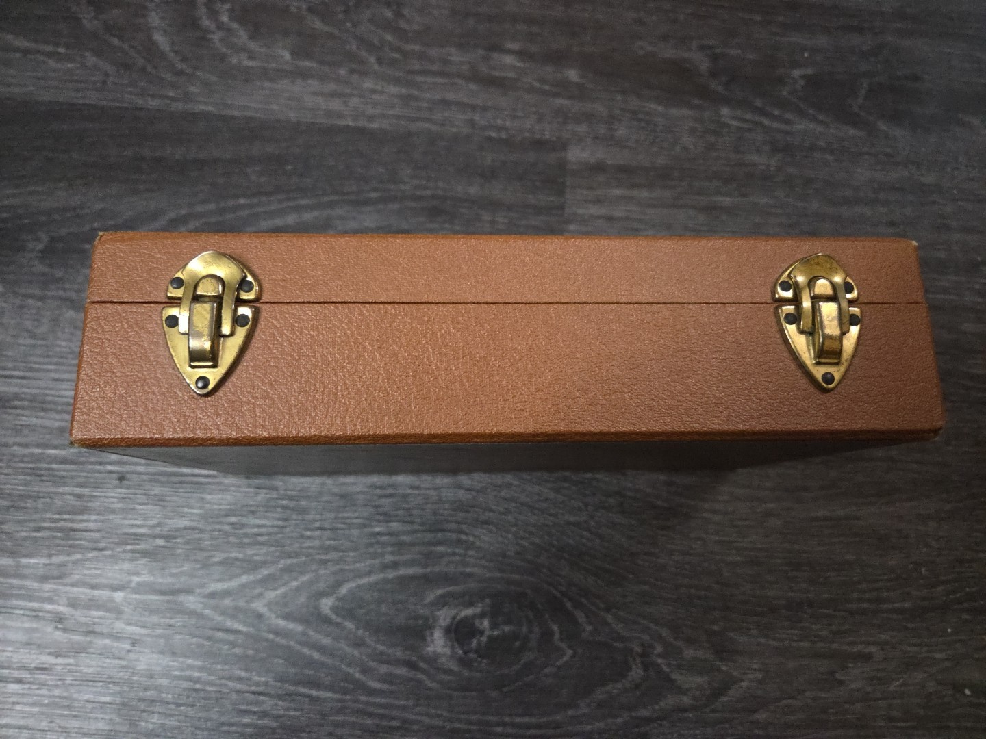 Vintage Barnett & Jaffe Projector Slide Case Pennsylvania Brown Box 100 Slots