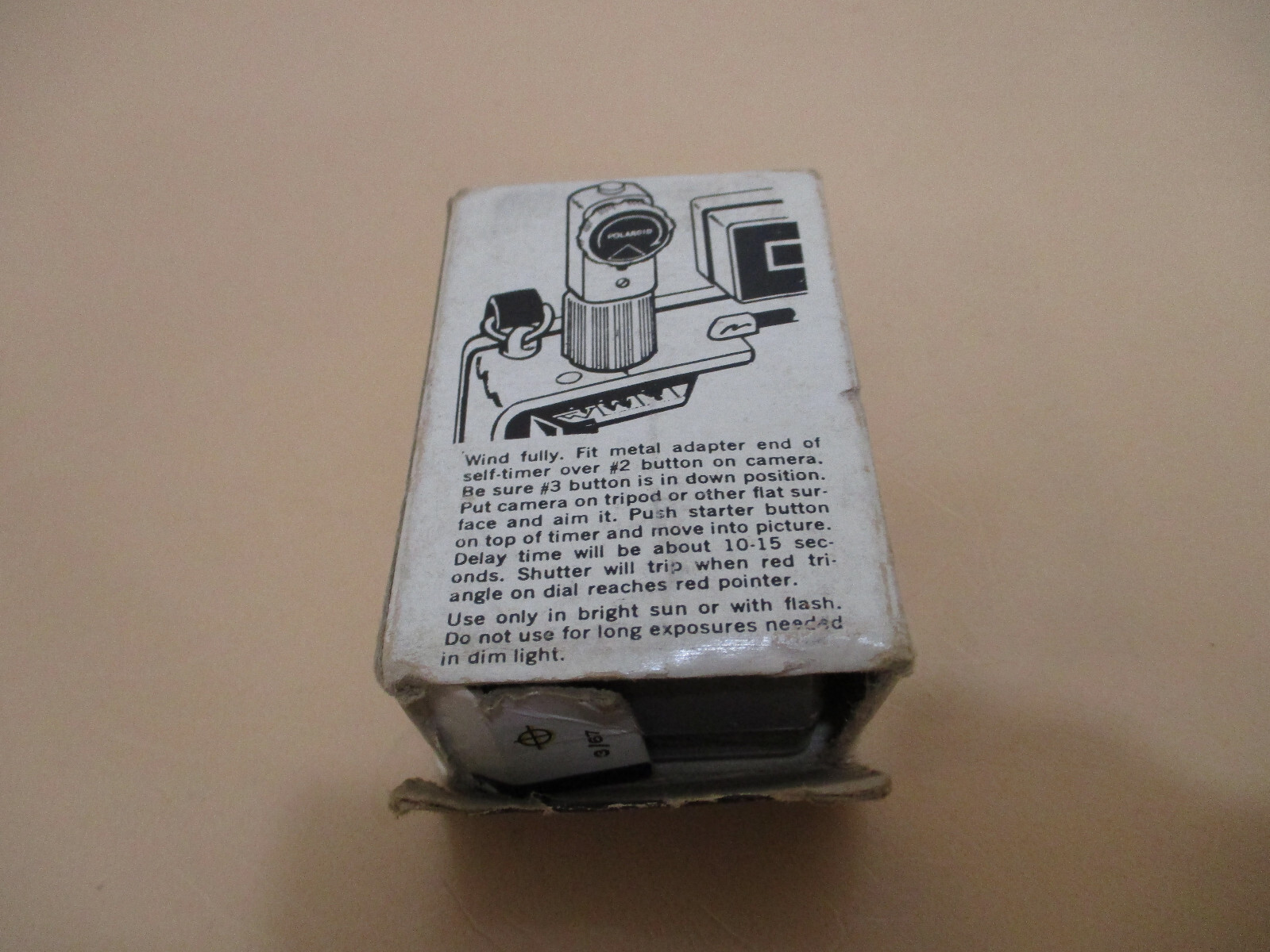 Vintage Polaroid Self-Timer #192 for Color Pack Instant Camera & Plastic Case
