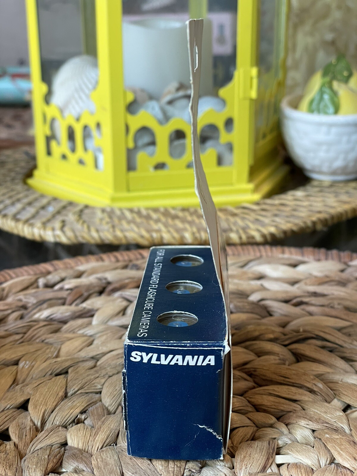 Vintage GTE Sylvania Blue Dot Flash Cubes 3 Pack In Original Box Eckerd