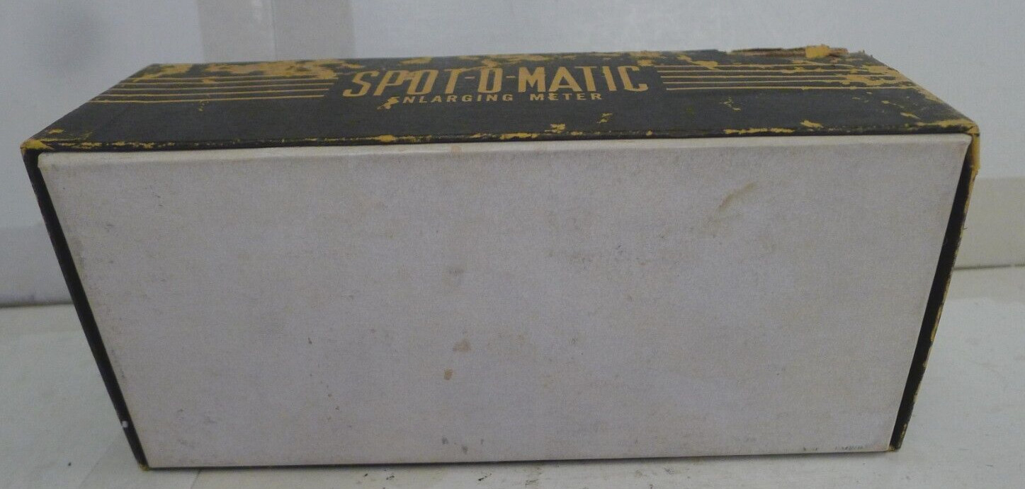 Kinnard Spot-O-Matic Enlarging Meter with Box & Instructions Vintage – UNtested