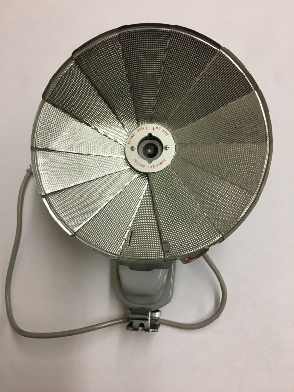 Heiland Tilt-A-Mite Folding Fan Flash Original & Adjustable L Bracket