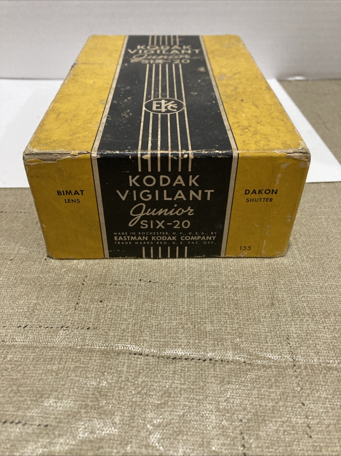 Vintage Original Box for Kodak Vigilant Junior Six-20~Box Only