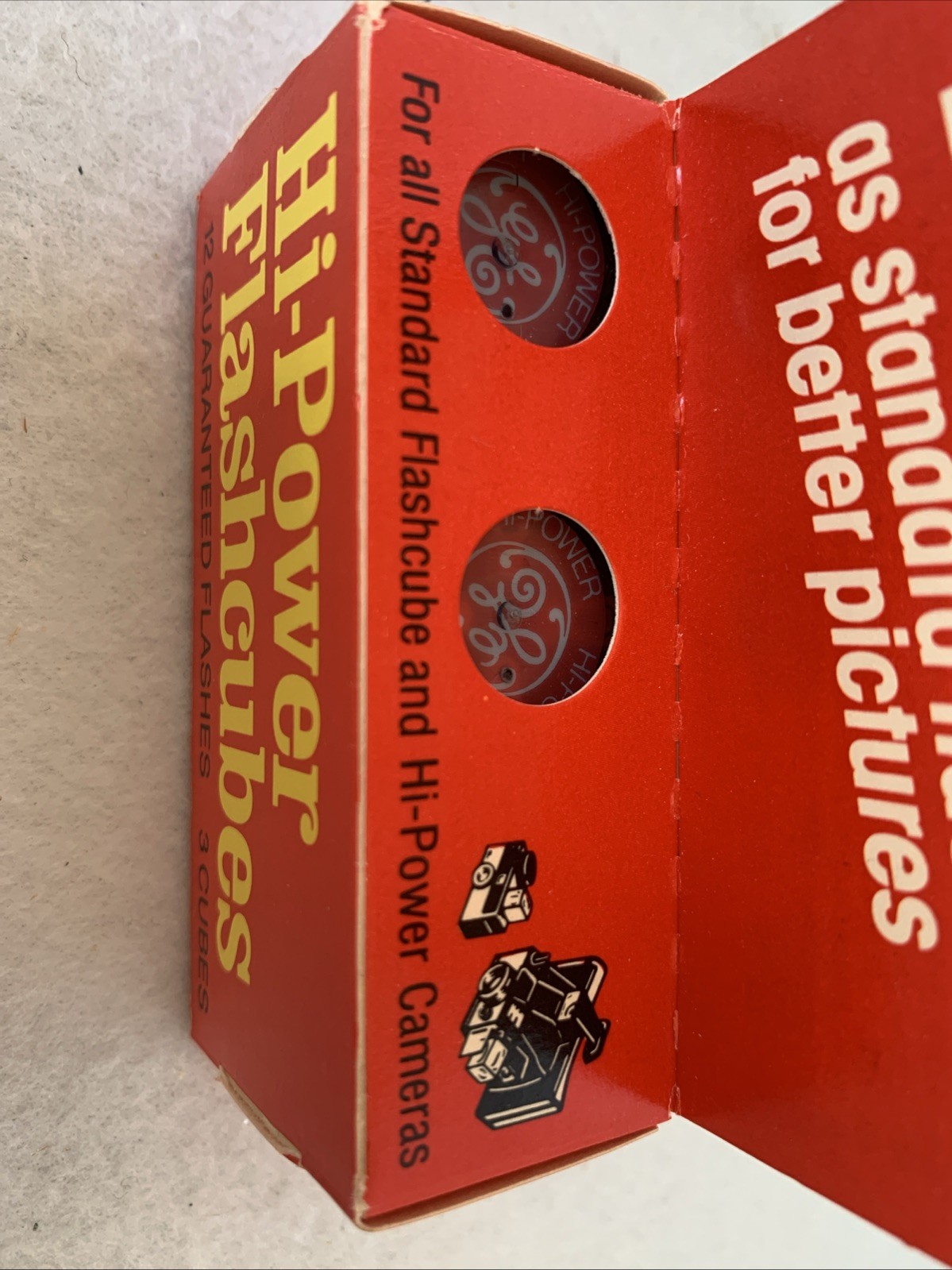 Vintage GE General Electric Twice As BrightFlashcubes 3 Pack x5+8 Hi-Power NOS