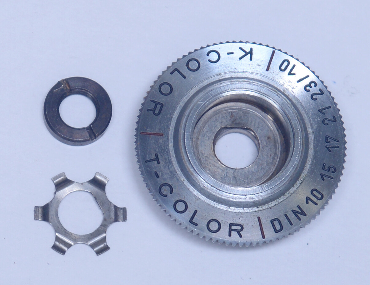 Praktina FX Film Reminder Dial Vintage SLR Film Camera Parts