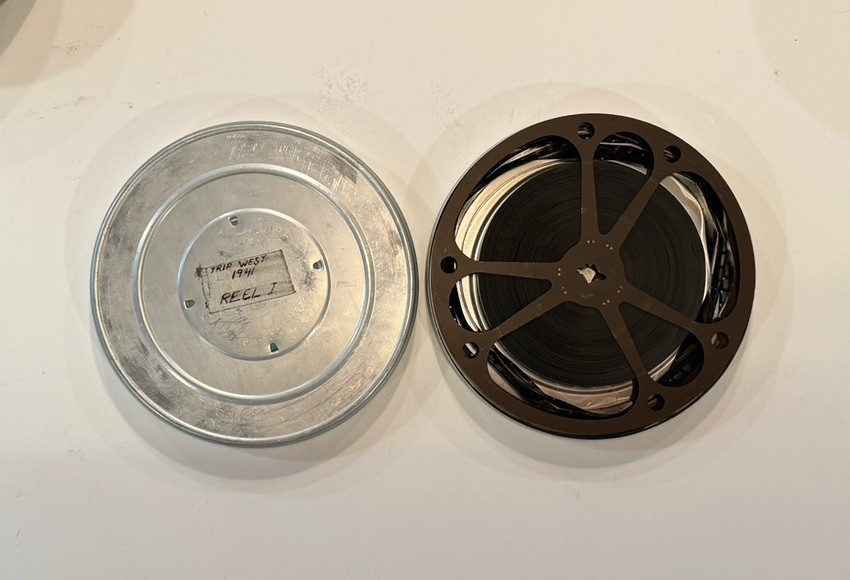 Lot 6 Vintage 16mm Film Canisters w/ Family Movies Bell & Howell Neumade