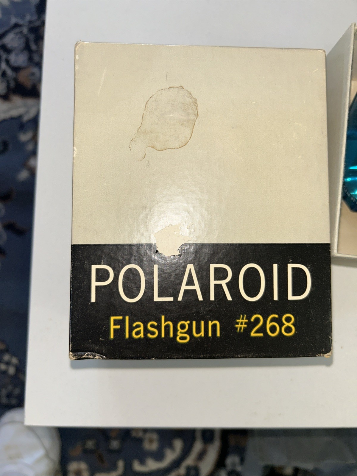 Vintage Polaroid Flash Gun #268 – Boxed – Camera Flash Accessory – Untested