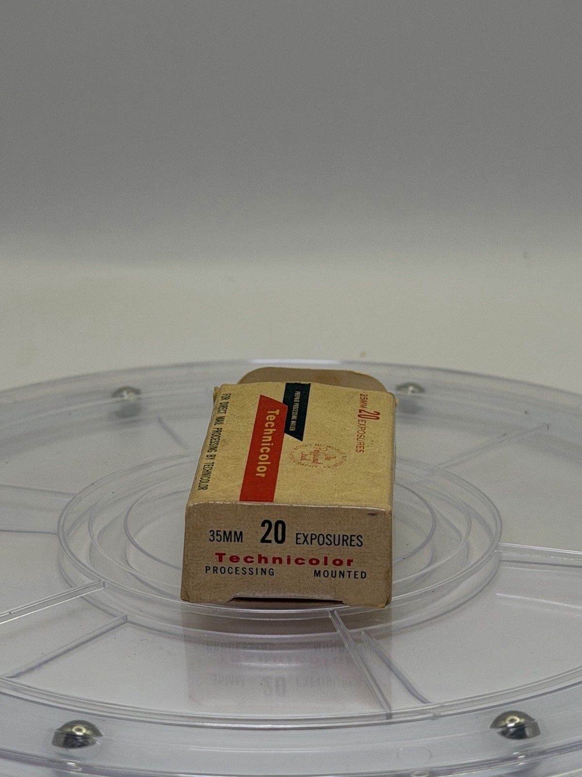 Vintage Technicolor 35mm 20 Exposure Prepaid Film Processing Mailer & Box