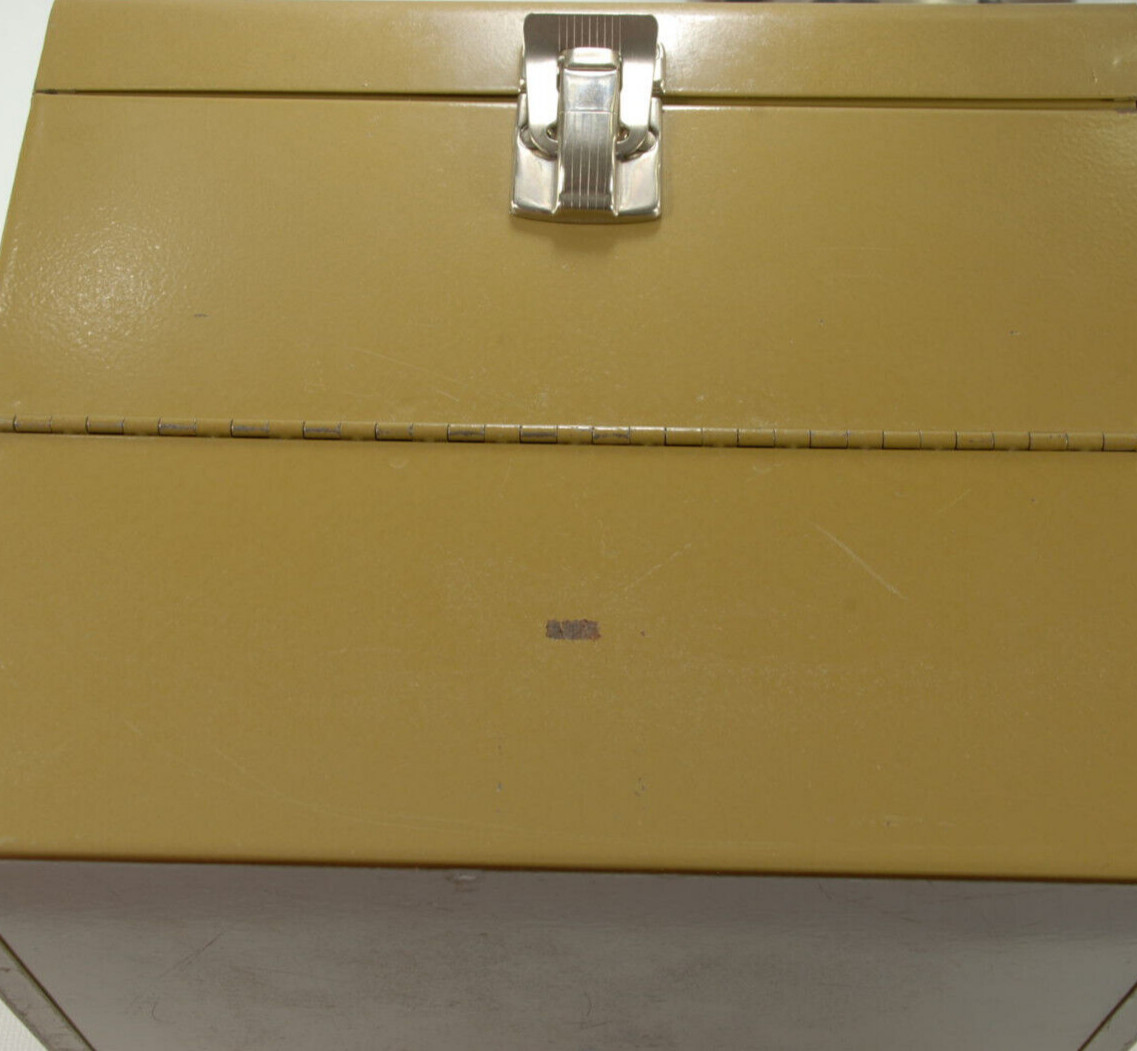 Vintage Logan 8 mm Metal Reel Chest Case Holds 12 – 400’ Reels & Cans