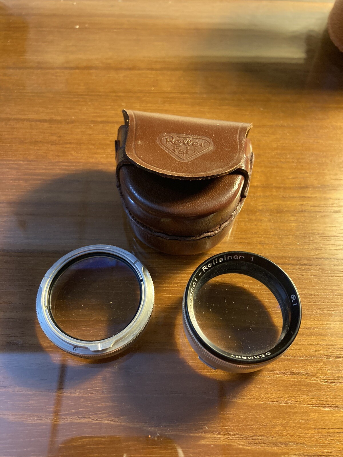 Vintage Rolleiflex Heidosmat-Rolleinar 3 R1 with Leather Case ~ Made in Germany