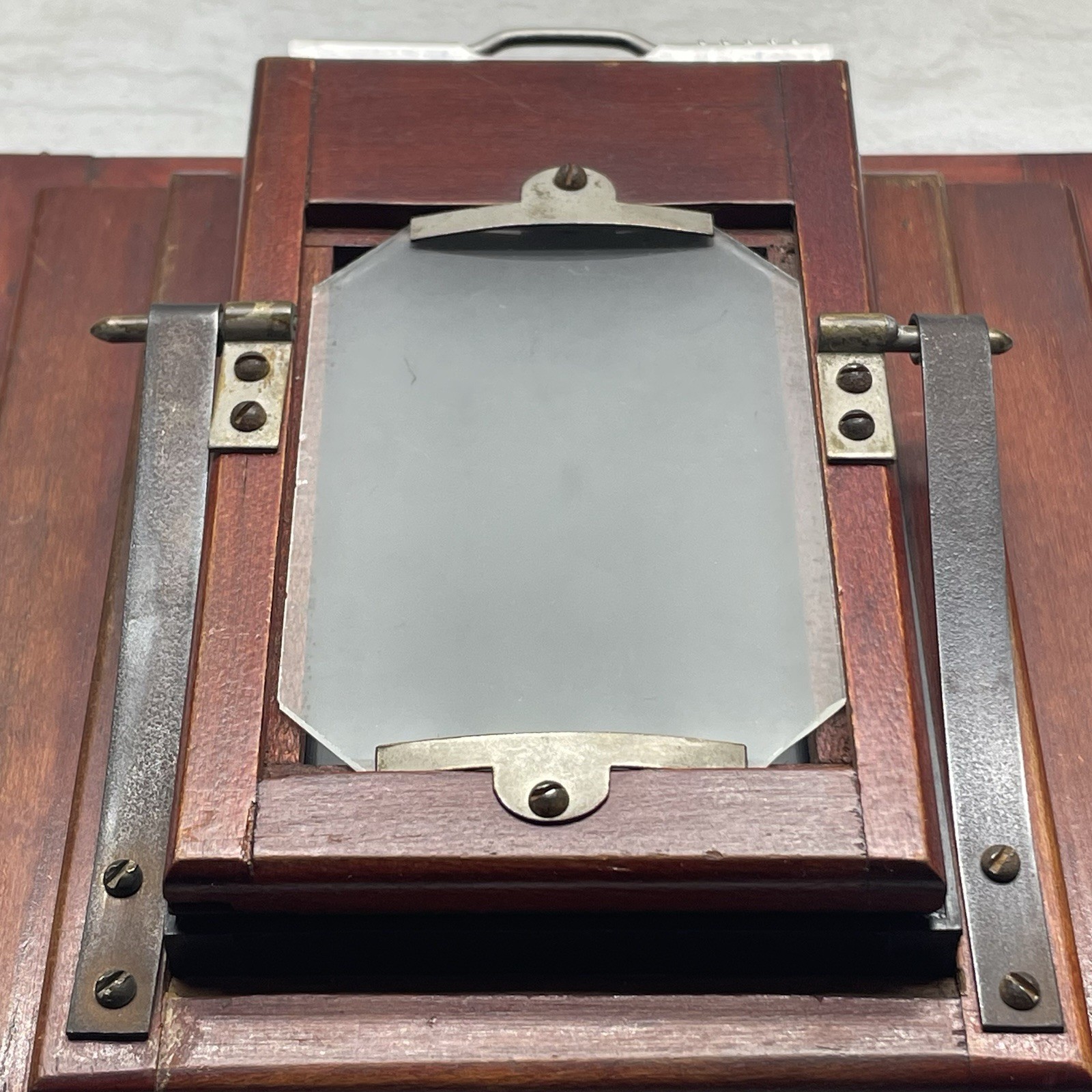 Wood Camera Spring Back Ground Glass & 2 1/4 x 3 1/4 Lisco Film Holder – Vintage