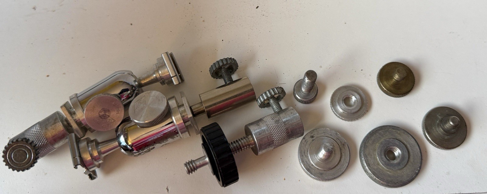 Vintage German Precision Camera Ball Heads & Mounting Accessories Lot