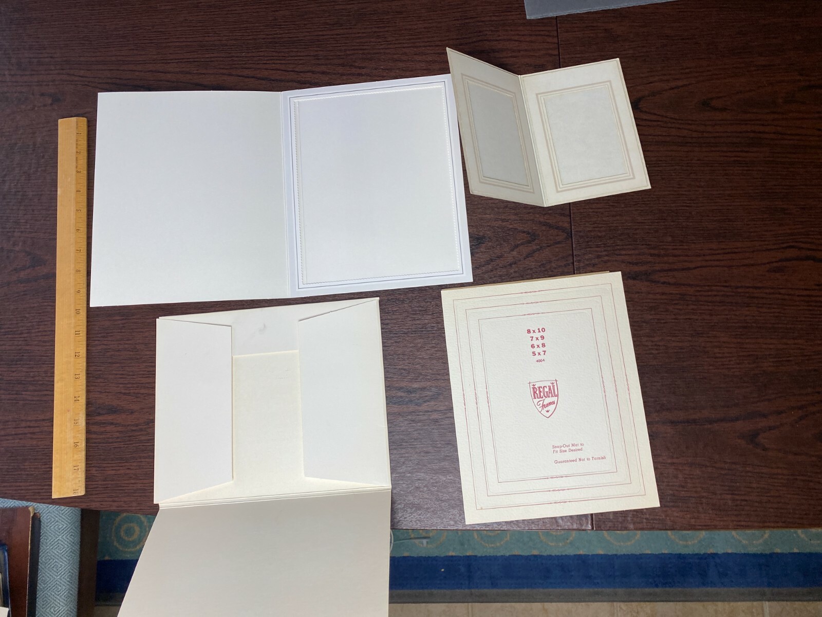 Vtg Photography Ephemera Folders Mounties Corners Matt Paper Frames Ephemera