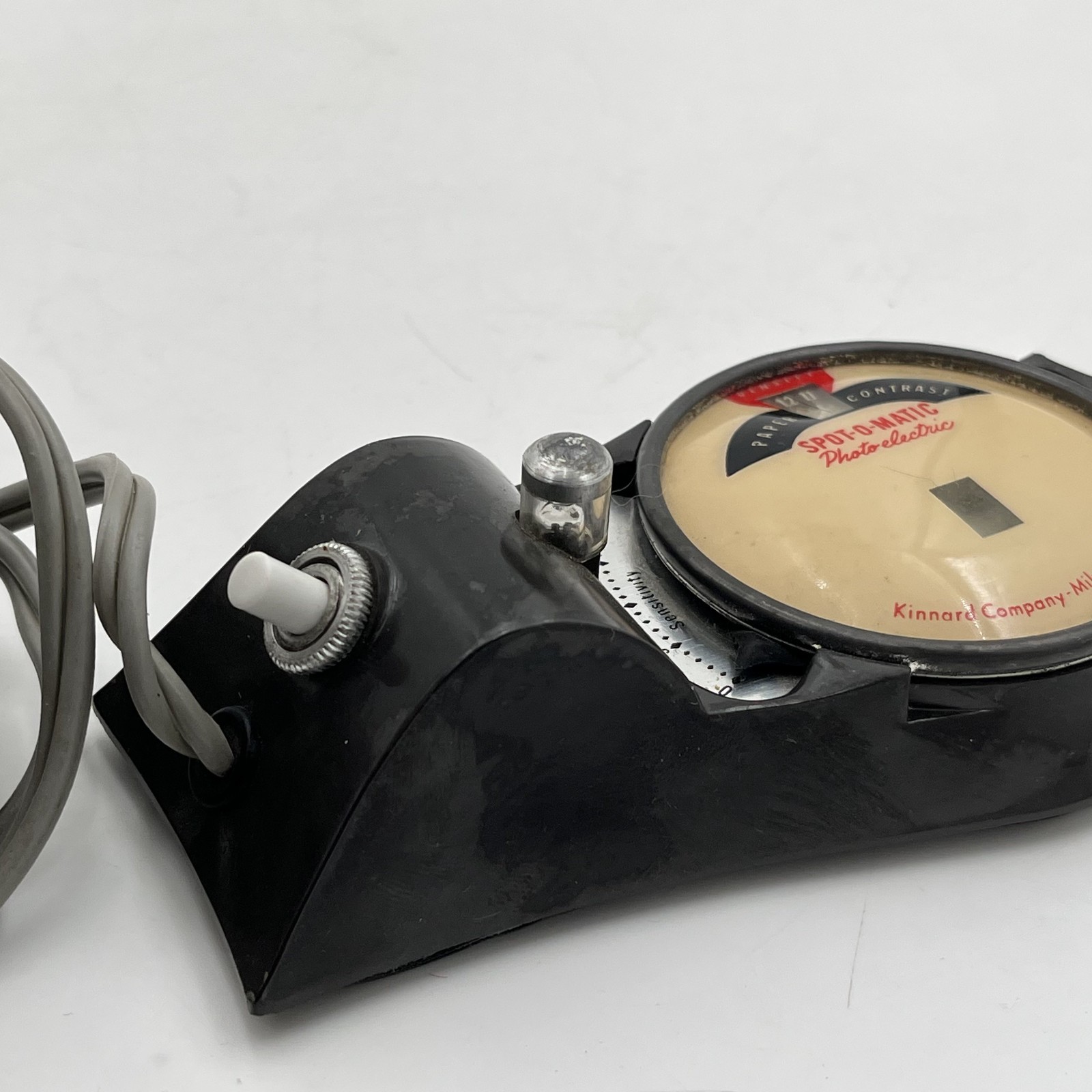 VTG Spot-O-Matic Enlarging Meter Exposure Time Photography Equip Steampunk Decor