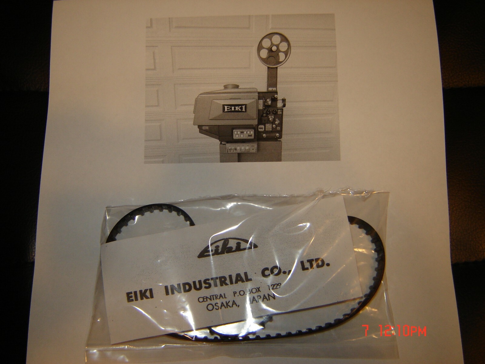 Eiki EX6100/ EX9100 Xenon 16mm Sound film projector Teethed Drive Belt , New