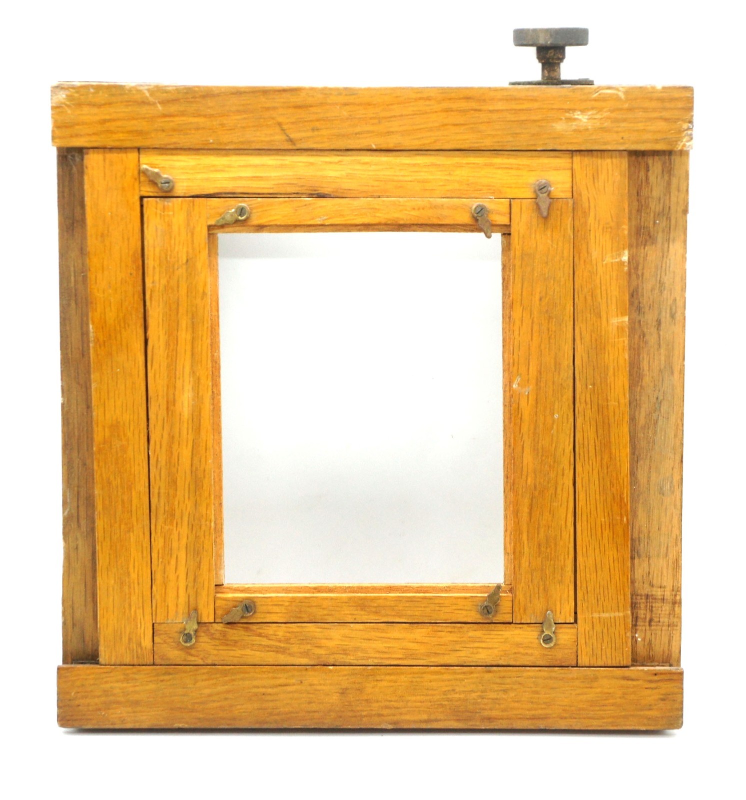 Wooden Ground Glass Plate 220 x 216 mm Hole 128`x 102 mm Large format camera