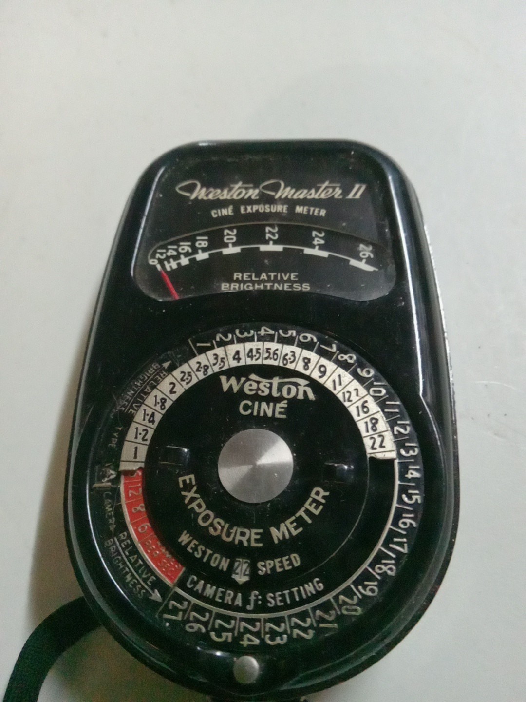 Weston Master II #736 Vintage Universal Exposure Light Meter Photo Accessory USA