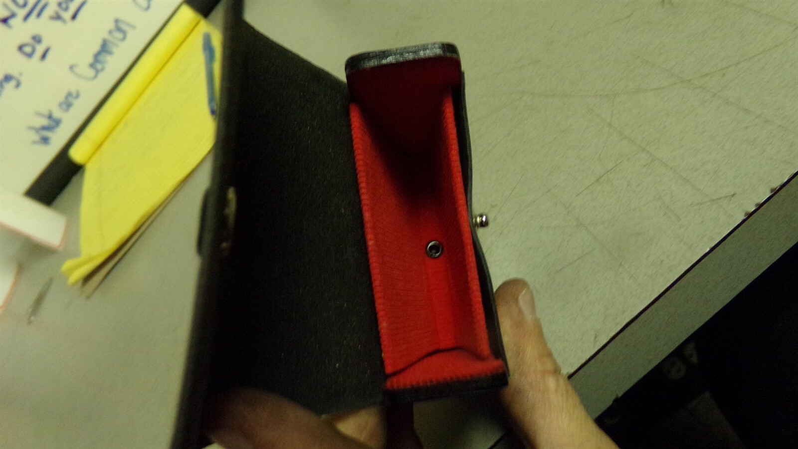 Black Leather Vintage Camera Lens Case with Red Interior *FREE SHIPPING*