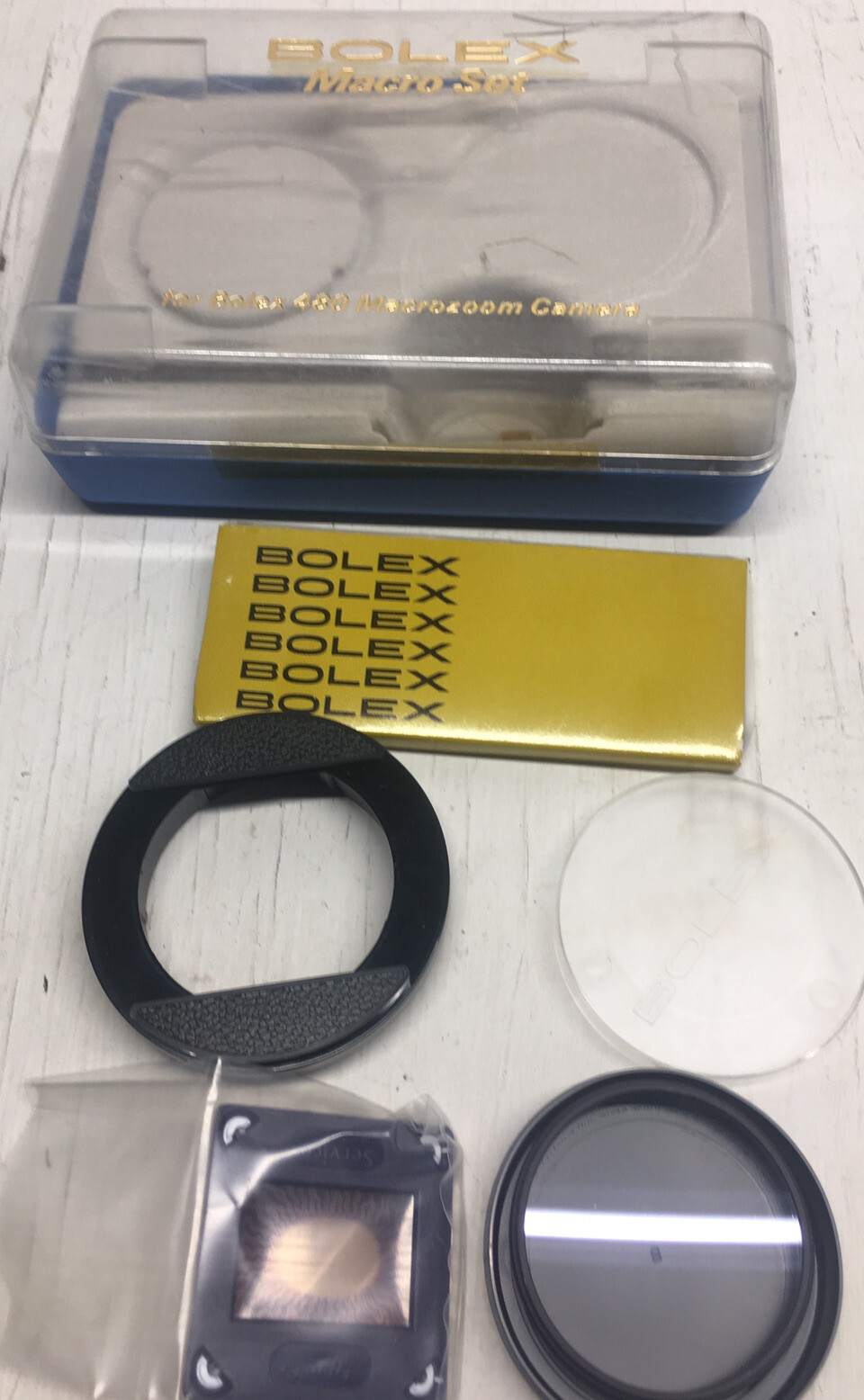VTG Camera Parts Bolex Macro Set 480 Macrozoom Original Box Complete Photography