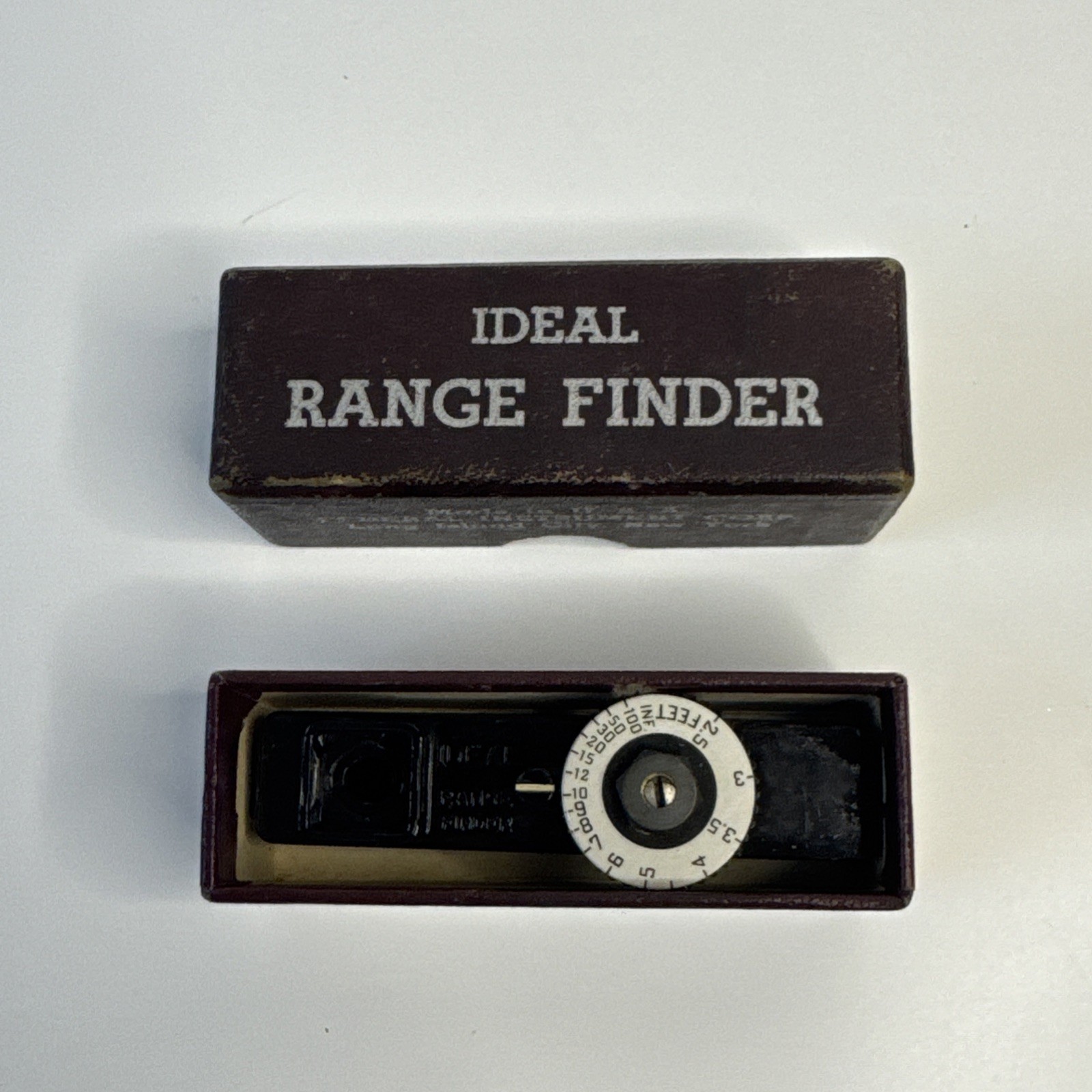 Vintage Ideal Range Finder Federal Instrument Corp USA Long Island NY with Box