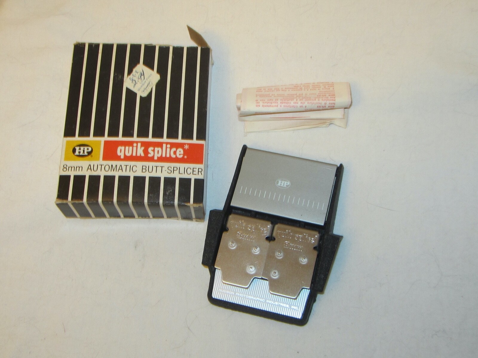 Hudson Photographic Industries 8mm Automatic Butt-Splicer Boxed Instructions