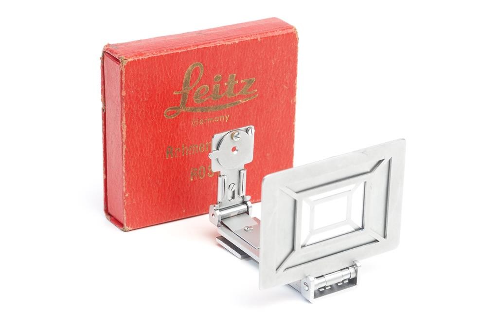 Leitz Leica Rosol Frame Finder Chrome 5Cm 9Cm 13.5Cm W. Box